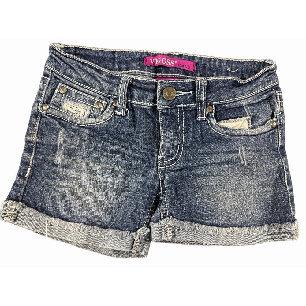Youth‎ Kids Girls Denim Shorts Size 7 Vigoss Jean Shorts